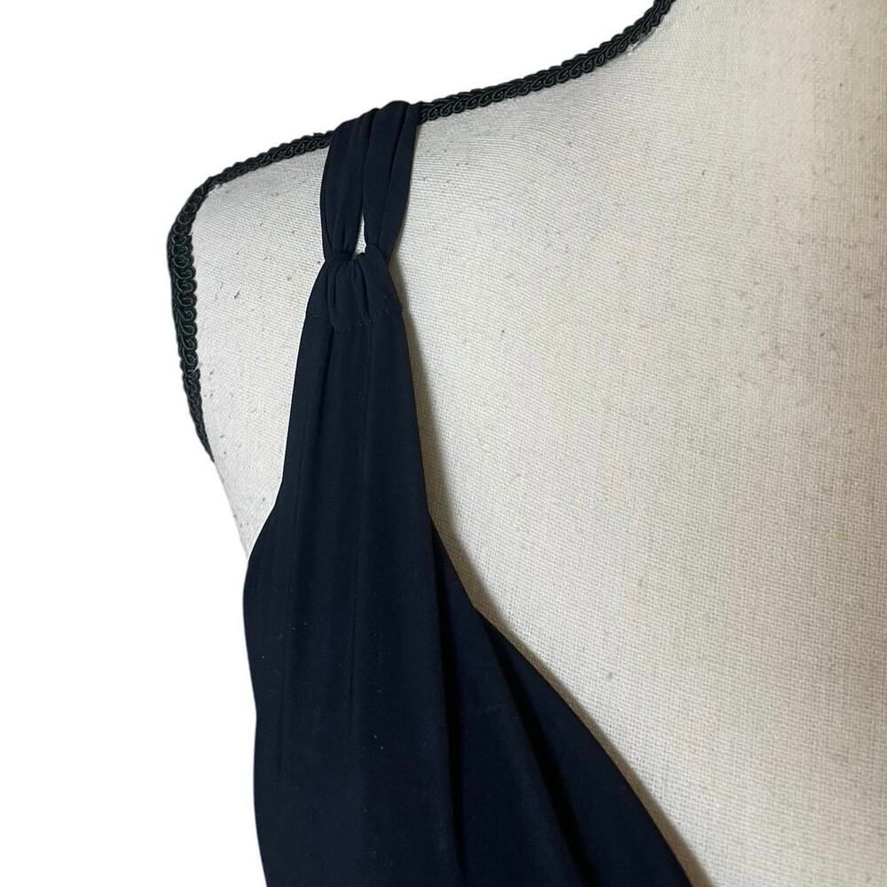 Lands’ End Women’s 6 Underwire Black Tankini Swimsuit Top Slimming Modest - Picture 3 of 11
